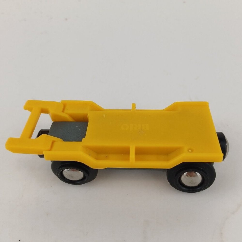 Brio Yellow Transporter Cargo Car
